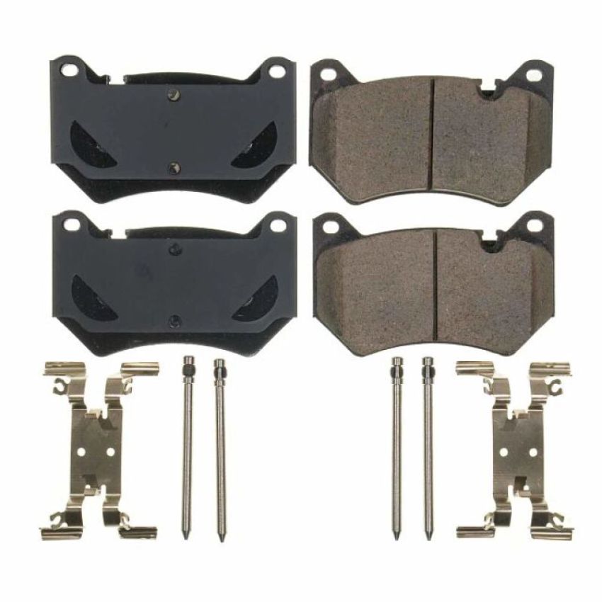 PowerStop 17-2139 PowerStop - Z17 Low-Dust Ceramic Brake Pads with Hardware