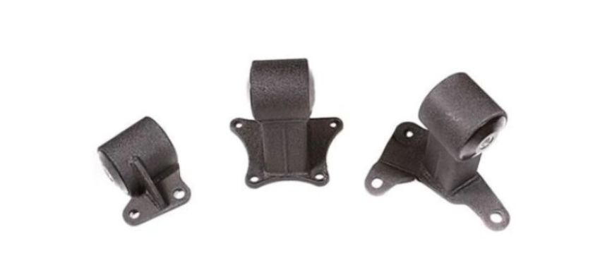 Innovative Mounts 29753-85A Innovative 94-97 Accord H/F Series Black Steel Mounts 85A Bushings (EX Chassis H22/F22A)