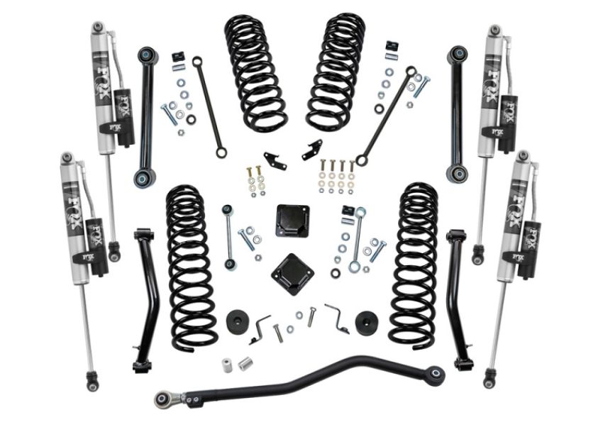 Superlift K196FX 20-22 Jeep Gladiator JT (NO Mojave) 4WD 4in Dual Rate Coil Lift Kit w/Fox 2.0 Res Shocks