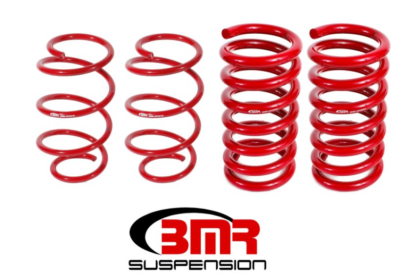 BMR Suspension SP086R Lowering Springs, Set Of 4, Drag Version