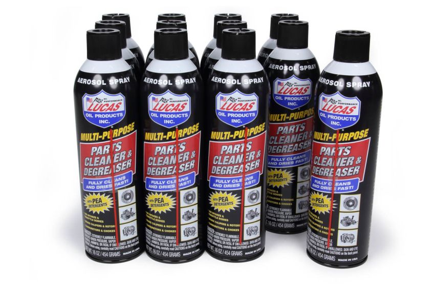 LUCAS OIL LUC11115-12 Parts Cleaner & Degrease r Case 12x16oz