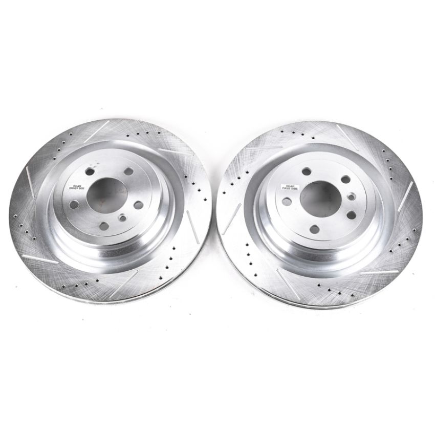 PowerStop EBR1600XPR PowerStop Evolution Performance Drilled, Slotted & Plated Brake Rotor Pair