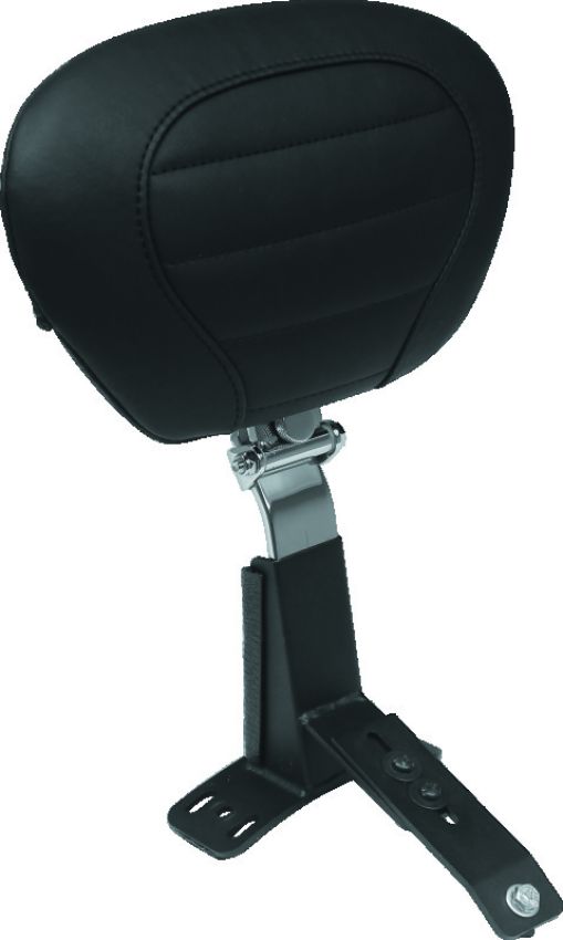Mustang Motorcycle 79659 Mustang 97-07 Harley Electra Glide, Rd Glide Super Touring Deluxe Driver Backrest - Black