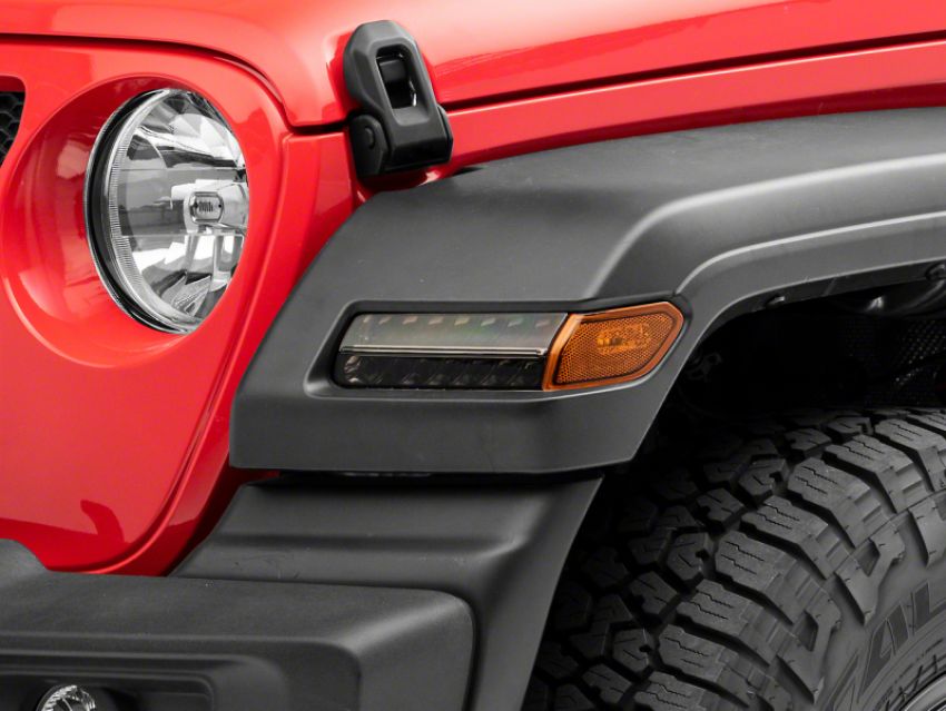 Raxiom J155019-JL 18-23 Jeep Wrangler JL Sport Axial Series SEQL LED Parking/Turn Signal Lights- Smoked