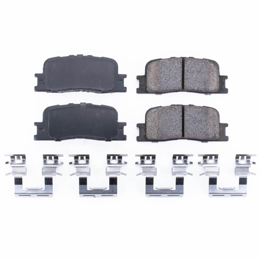 PowerStop 17-885 PowerStop - Z17 Low-Dust Ceramic Brake Pads with Hardware