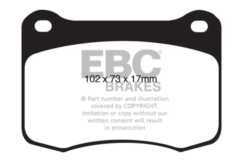 EBC Brakes DP41820R Yellowstuff Street And Track Brake Pads