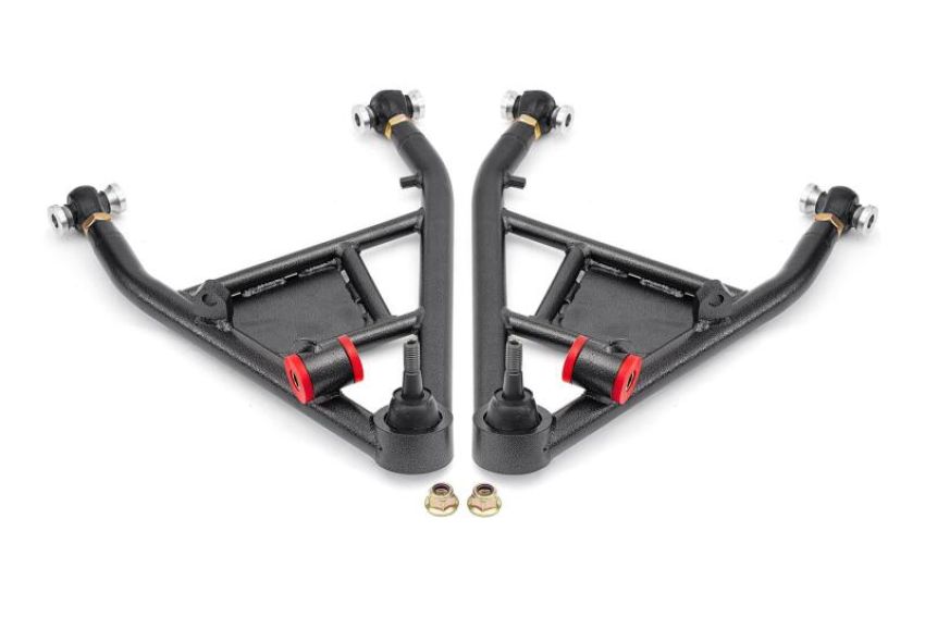 BMR Suspension LCA570H BMR 14-19 Chevrolet Corvette C7 Rear Lower Control Arms For 15in Conversion Kit - Black Hammertone