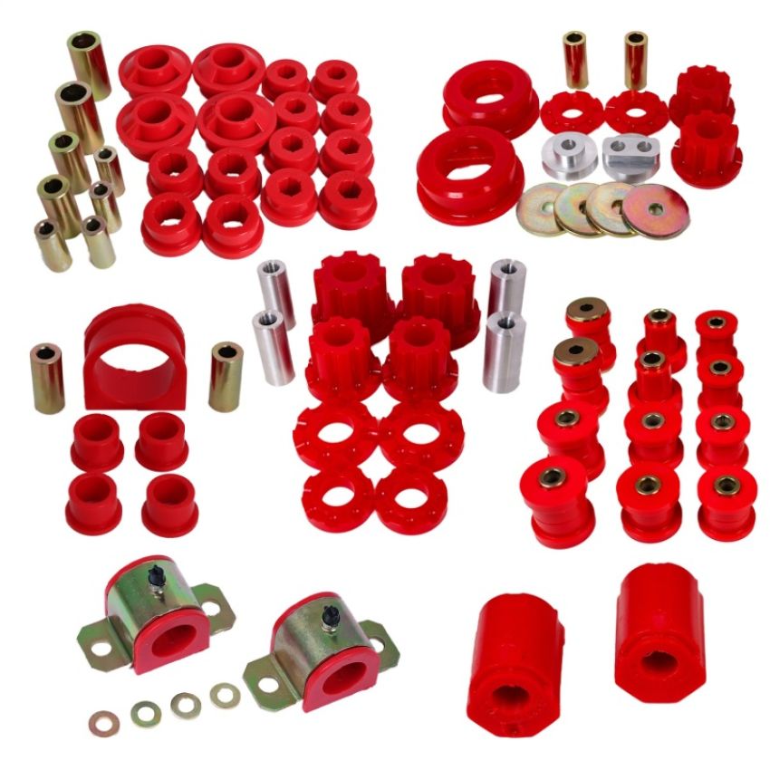 Energy Suspension 8.18117R 01-05 Lexus IS300 Hyper-Flex Master Bushing Set - Red