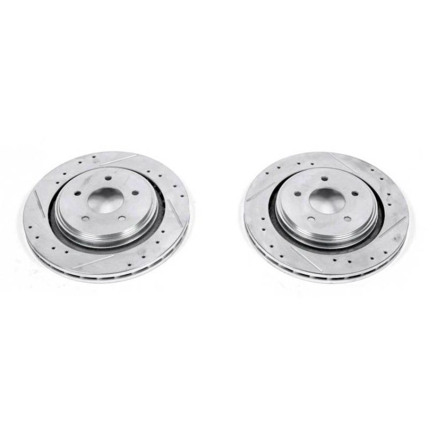 PowerStop AR82115XPR PowerStop Evolution Performance Drilled, Slotted & Plated Brake Rotor Pair