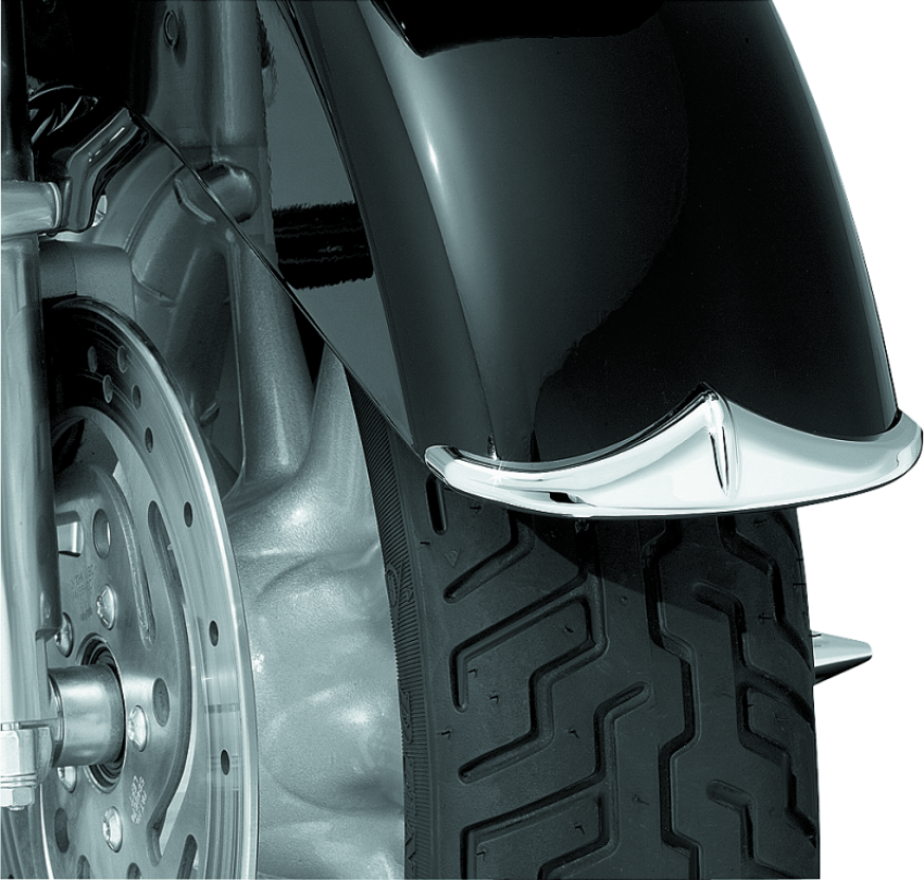 Kuryakyn 8642 Front Fender Accent Leading Edge Chrome