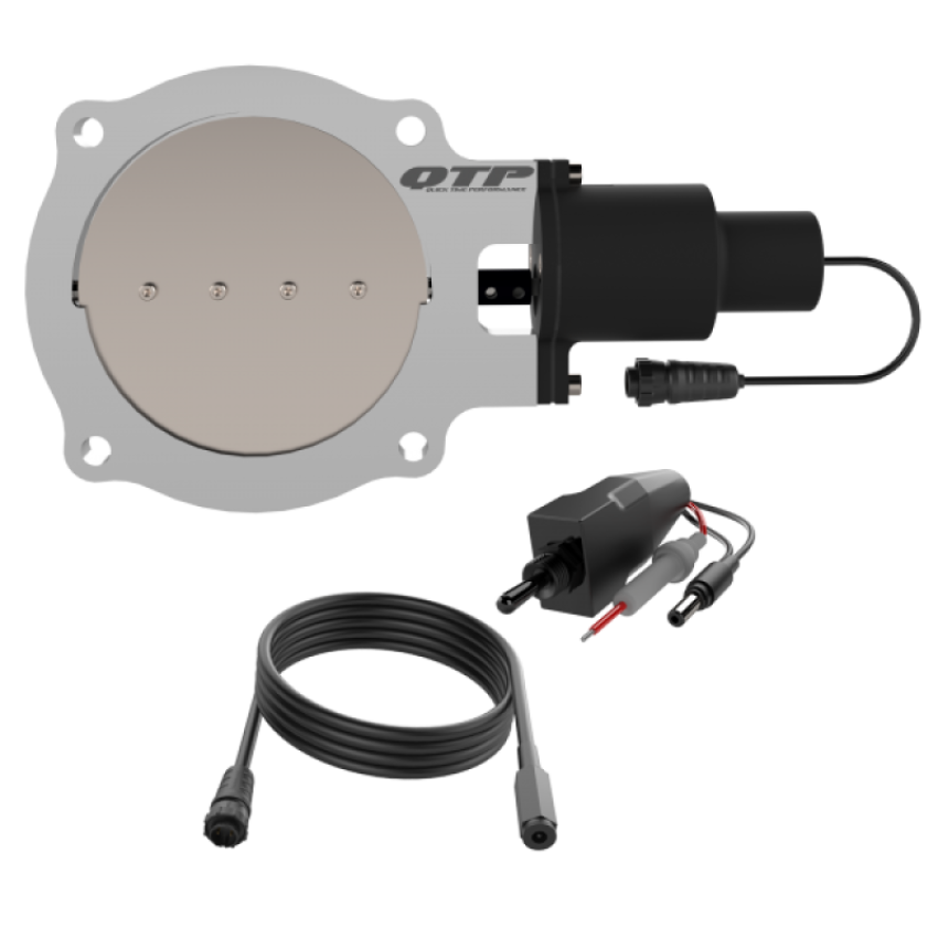 QTP QTEC5X 5in Bolt-On QTEC Electric Cutout Valve - Single