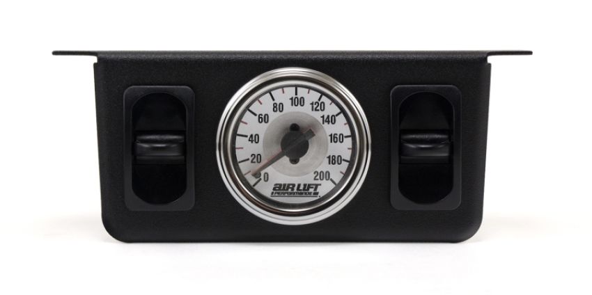 Air Lift 26229 Dual Needle Gauge With Two Paddle Switches- 200 PSI