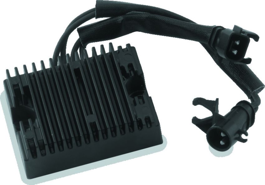 TwinPower 498255 Twin Power 09-13 XL Voltage Regulator Black Replaces H-D 74711-08 32 Amp