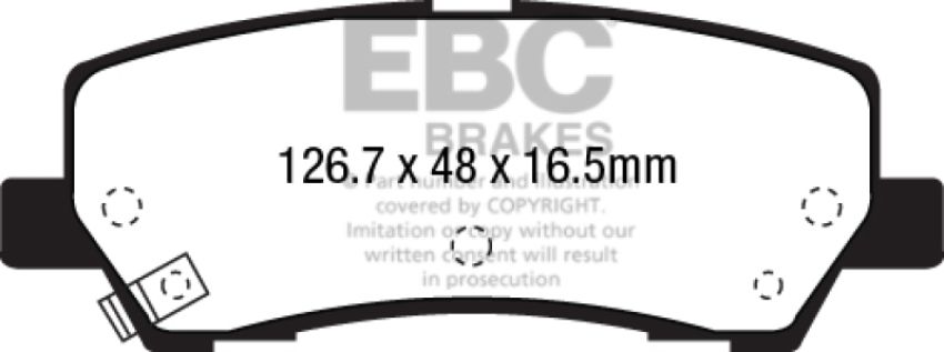 EBC Brakes DP23041 Greenstuff 2000 Series Sport Brake Pads