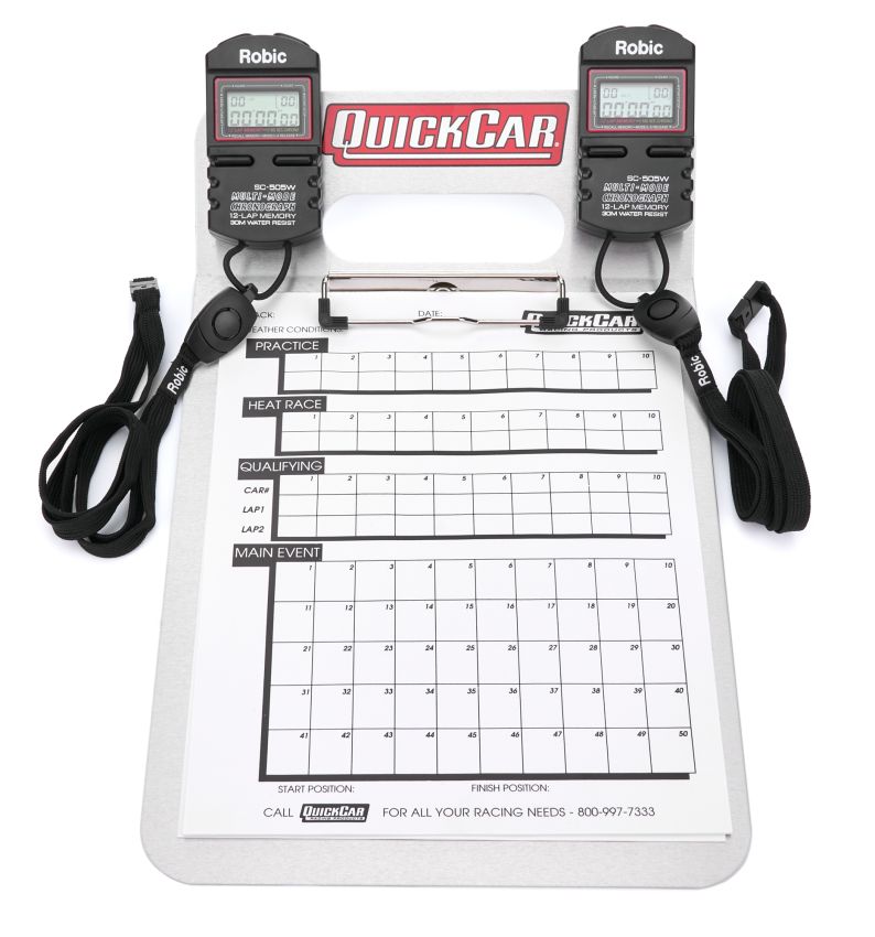 QUICKCAR RACING PRODUCTS QRP51-070 Dual Timing Clipboard