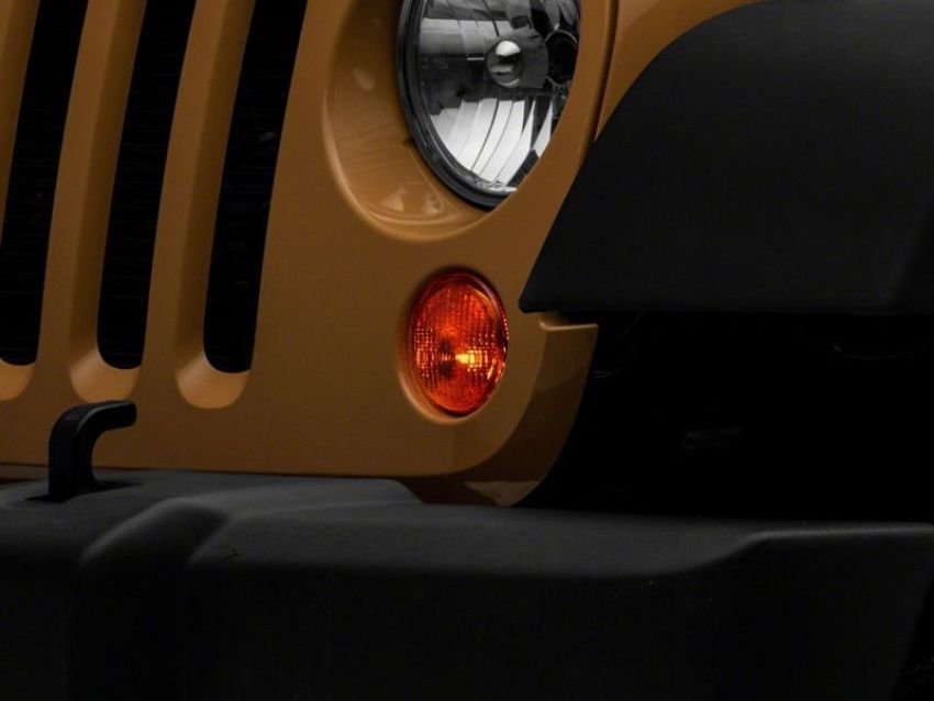 Raxiom J150569 07-18 Jeep Wrangler JK Axial Series Replacement Turn Signal Lamps- Amber