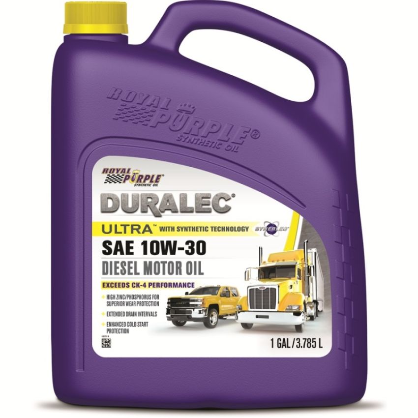 Royal Purple 80456 Duralec Ultra Diesel 10W-30 CK-4 Motor Oil - 1 Gallon