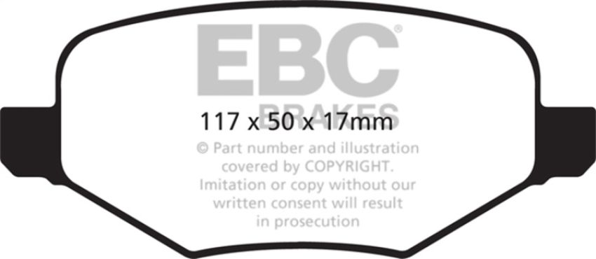 EBC Brakes DP31826C Redstuff Ceramic Low Dust Brake Pads