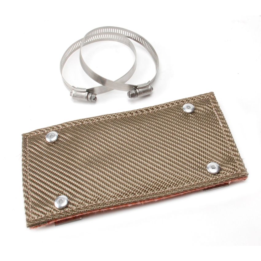 Design Engineering 10453 Pipe Shield Titanium 4in x 8in