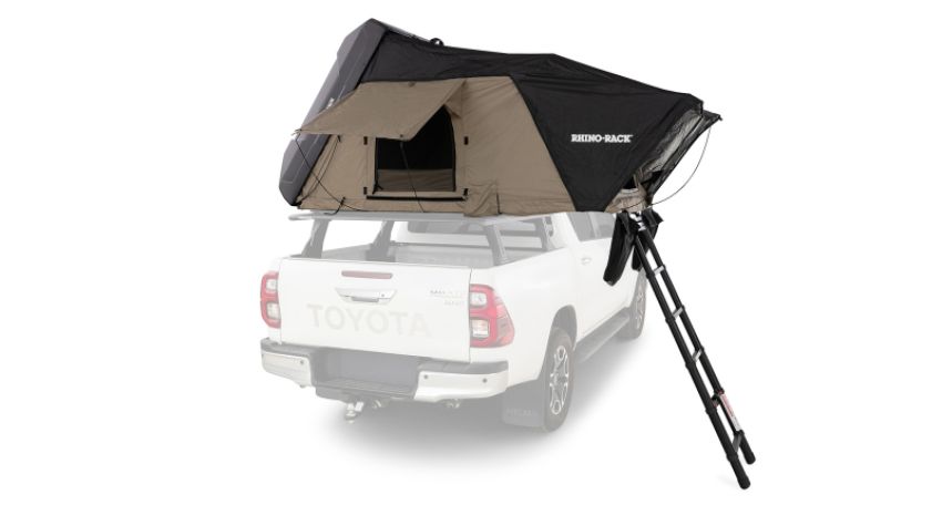 Rhino-Rack 61002 Rhino Rack Roof Top Tent 2 Person Folding Hardshell