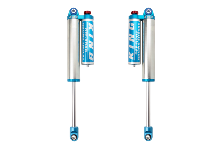 King Shocks 2016+ Nissan Titan XD Rear 2.5 Dia Piggyback Reservoir Shock w/Adjuster (Pair)