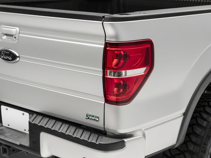 Raxiom T542865 09-14 Ford F-150 Styleside Tail Lights- Chrome Housing - Red/Clear Lens