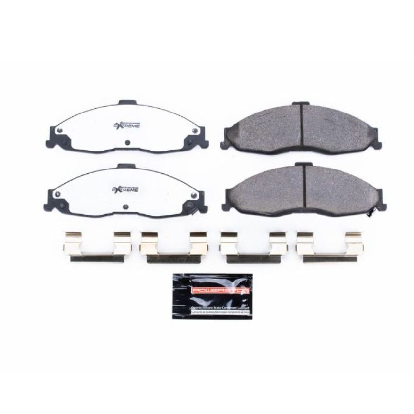 PowerStop Z26-749 PowerStop - Z26 Performance Carbon-Fiber Ceramic Brake Pads with Hardware Kit
