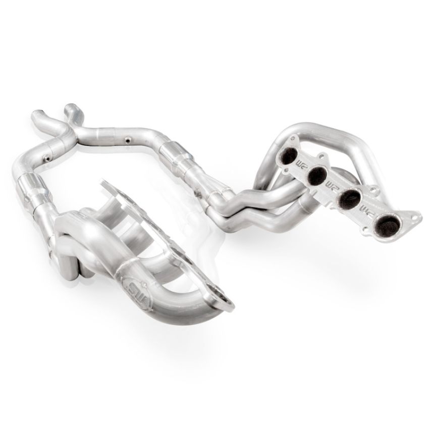 Stainless Works M11HDRCATX 2011-14 Mustang GT Headers 1-7/8in Primaries High-Flow Cats 3in X-Pipe