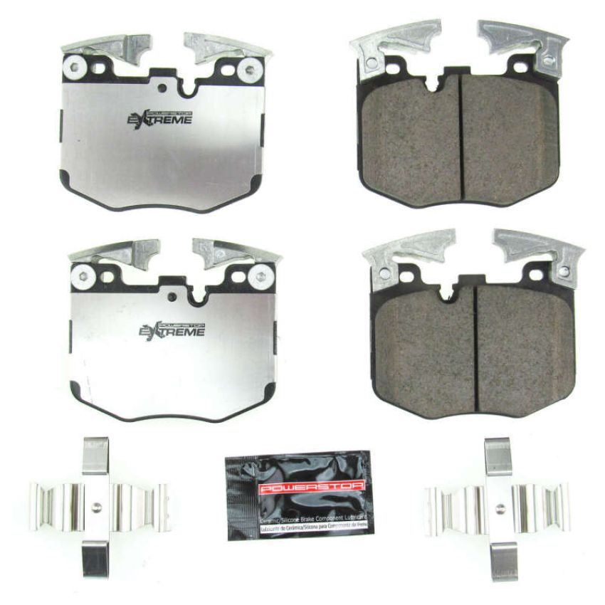 PowerStop Z26-1867 PowerStop - Z26 Performance Carbon-Fiber Ceramic Brake Pads with Hardware Kit