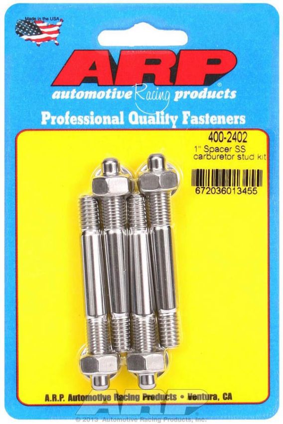 ARP ARP400-2402 S/S Carburetor Stud Kit 5/16in x  2.700in OAL