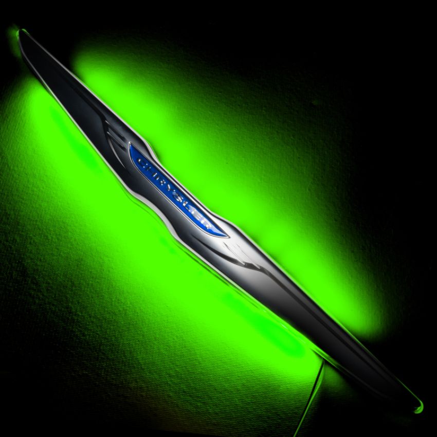 Oracle Lighting 3019-004 Green Illuminated LED Sleek Wing, Single Intensity