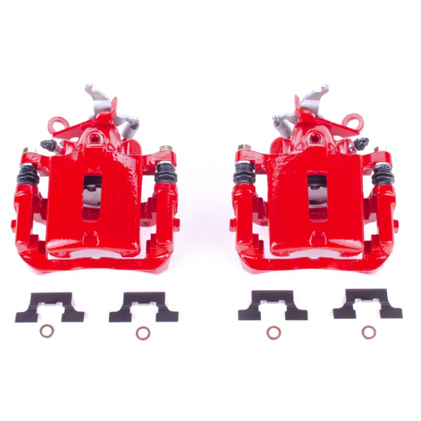 PowerStop S4852 Red Powder Coated Calipers