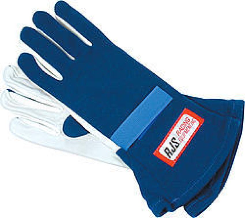 RJS SAFETY RJS600020305 Gloves Nomex S/L LG Blue SFI-1