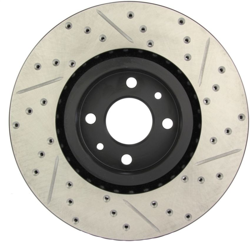 Stoptech 127.04004R Slotted & Drilled Sport Brake Rotor