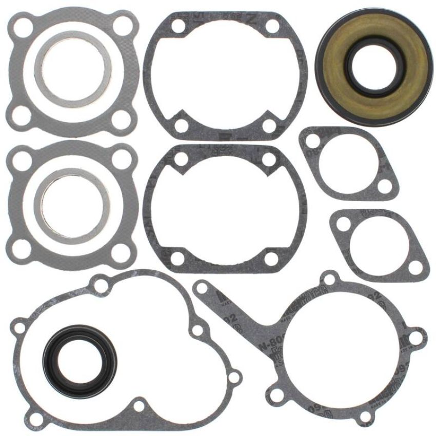 Vertex Pistons 711141 Vertex Gaskets 76-78 Yamaha Exciter EX340 A B Complete Gasket Kit w/ Oil Seals