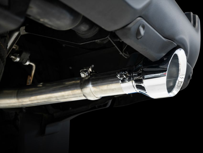 AWE Tuning 3015-32002 09-18 RAM 1500 5.7L (w/Cutouts) 0FG Dual Rear Exit Cat-Back Exhaust - Chrome Silver Tips