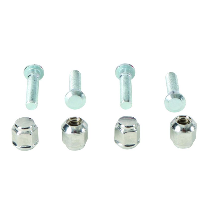 QuadBoss 608254 01-04 Honda TRX500FA FourTrax Foreman Rubicon 4x4 AT (02) Front Wheel Stud & Nut Kit