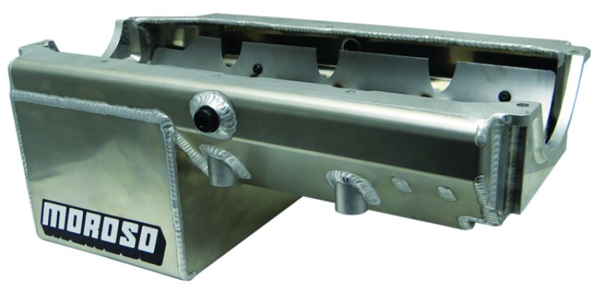 MOROSO MOR21234 8qt Oil Pan - Alm - SBC Drag Race