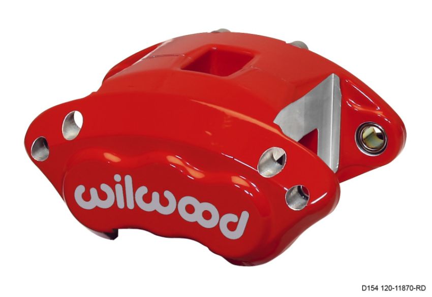 Wilwood 120-11870-RD Caliper-D154-Red 2.50in Piston 1.04in Disc