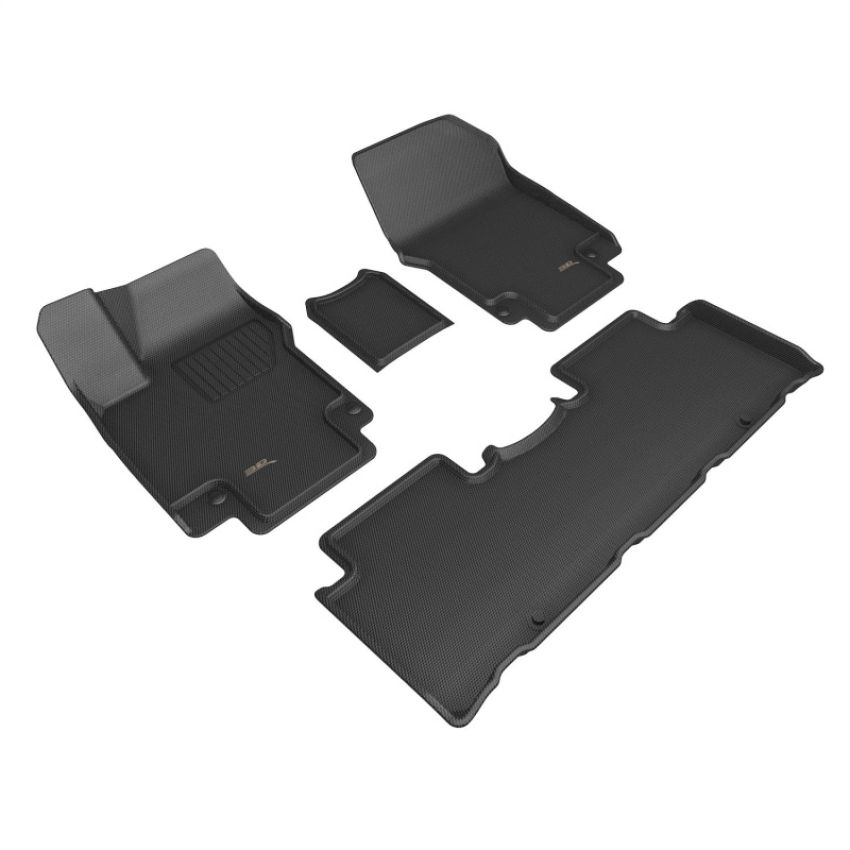 3D MAXpider L1HY12501509 22-23 Hyundai Ioniq 5 Kagu Floor Mat- Black R1 R2
