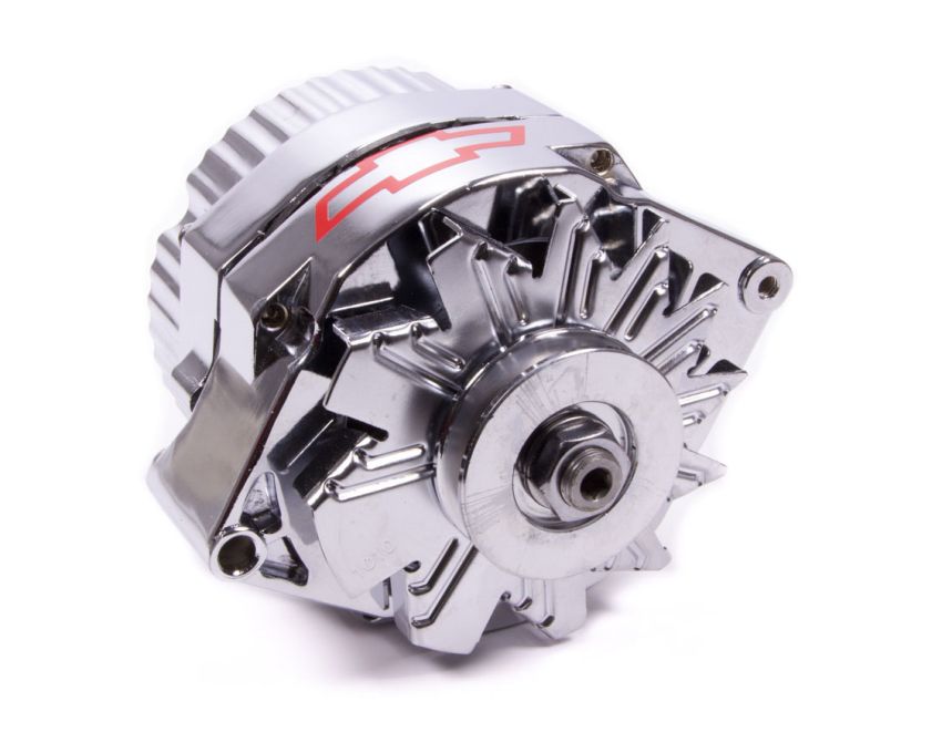 PROFORM PFM141-657 Bowtie Chrome GM 100 Amp Alternator 1-Wire