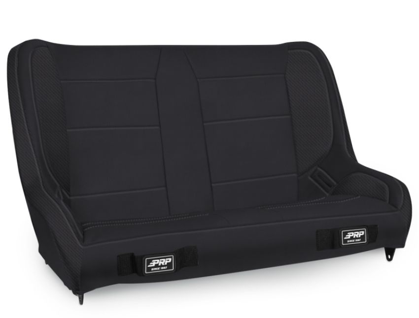 PRP Seats A9236-36-201 PRP  Jeep CJ-7/Wrangler YJ Elite Series Rear Bench- Black Vinyl