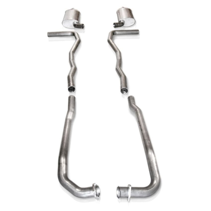 Stainless Works V6313100S 1963 Corvette Exhaust 2-1/2in Factory Connect