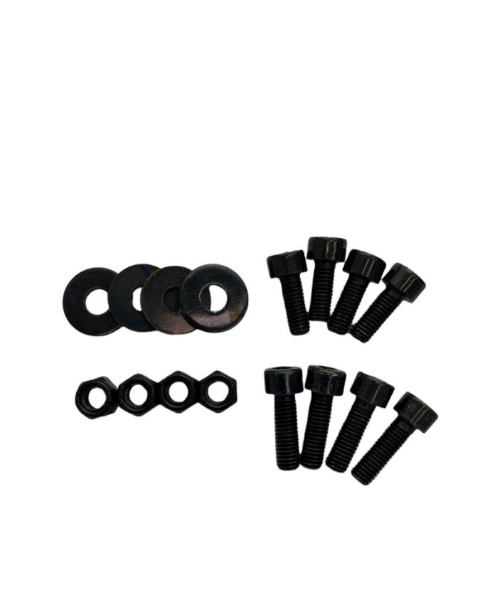 SPARCO SCO50001ZN Bottom Seat Mount Hardware Kit Black Zinc