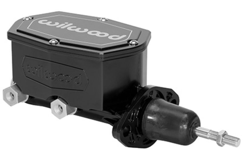 Wilwood 260-16521-BK Corvette C2 Compact Tandem Master Cylinder - 15/16in Bore Ball Black
