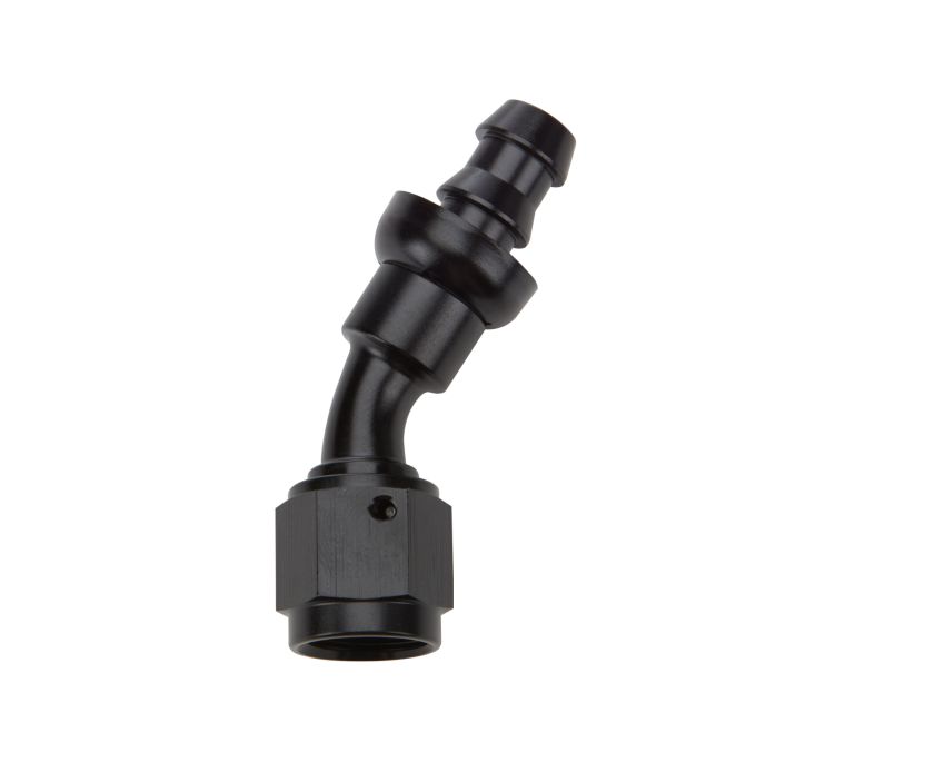ALLSTAR PERFORMANCE ALL49422 Pushlock Hose End Black 30 Deg Elbow -6