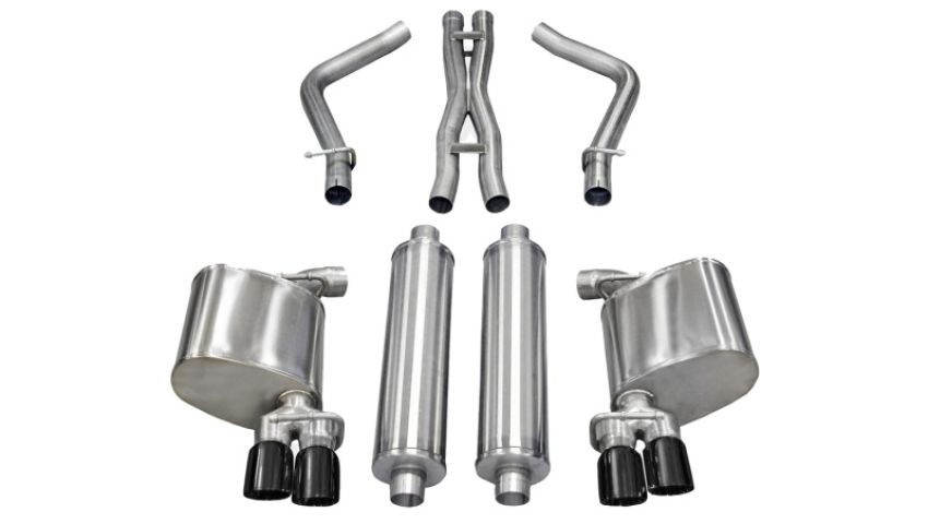 CORSA Performance 14522BLK Corsa 2011-2014 Dodge Charger R/T 5.7L V8 Black Xtreme Cat-Back Exhaust