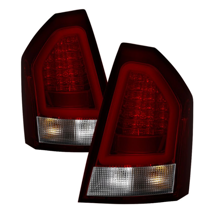 SPYDER 5083364 LED Tail Lights - Version 2 - Red Clear