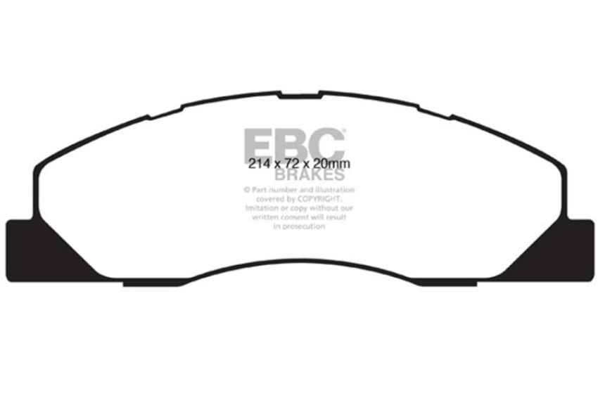 EBC Brakes DP61847 6000 Series Greenstuff Truck/SUV Brakes Disc Pads