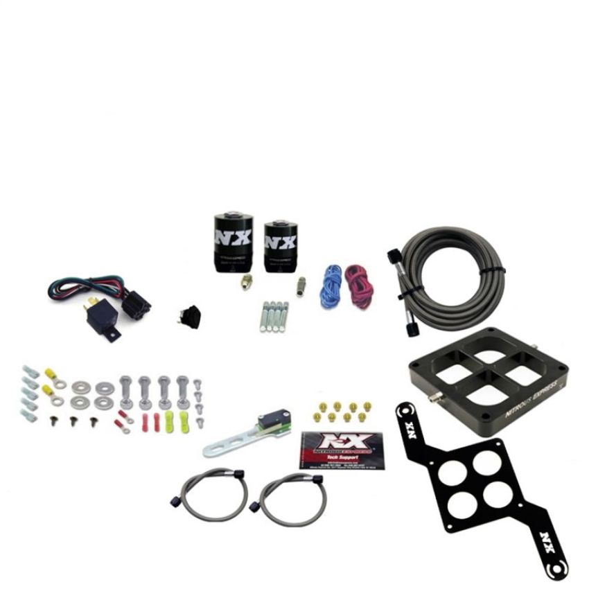 Nitrous Express 63870-00 DOMINATOR SINGLE ENTRY BILLET CROSSBAR, RNC (250-750HP) W/O BOTTLE